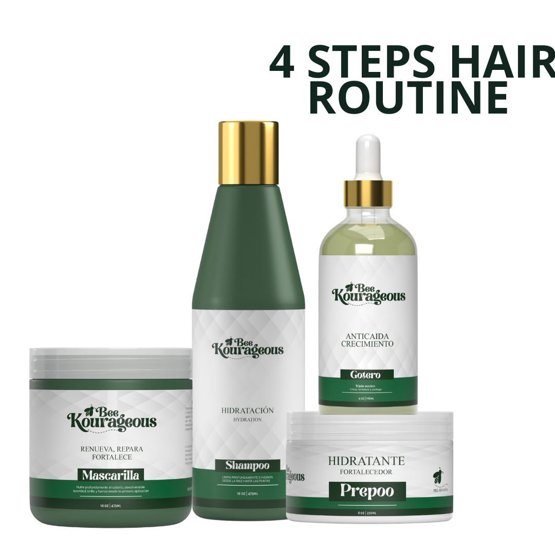 Kit 4 steps Hair Routine