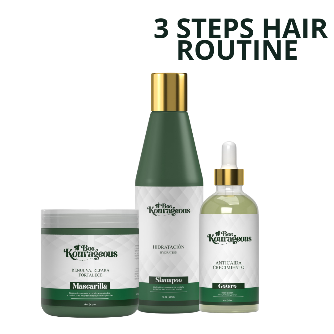 Kit 3 steps Hair Routine
